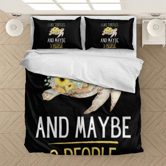 Sea Turtle Lover Ocean Animal Funny Gift Turtle Bedding Sets