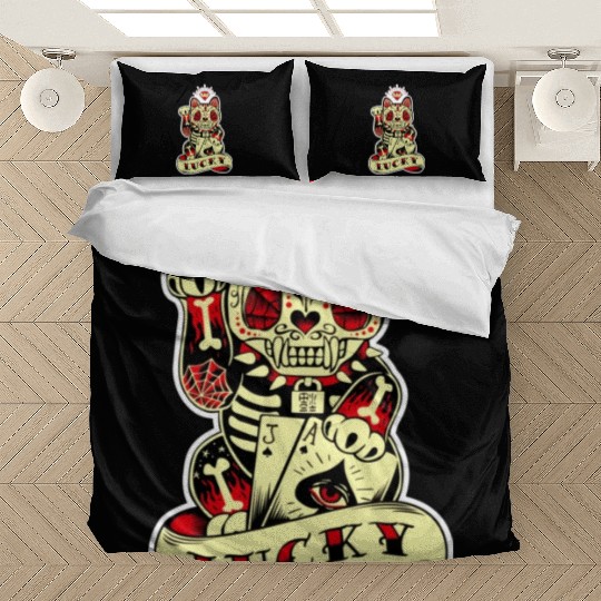 lucky cat Skull Candy Bedding Sets