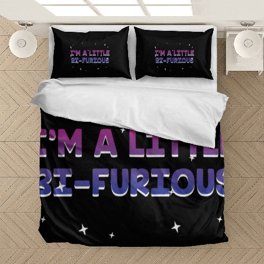 I'm a Little Bi Furious Bisexual LGBTQ Bi Pride Bedding Sets