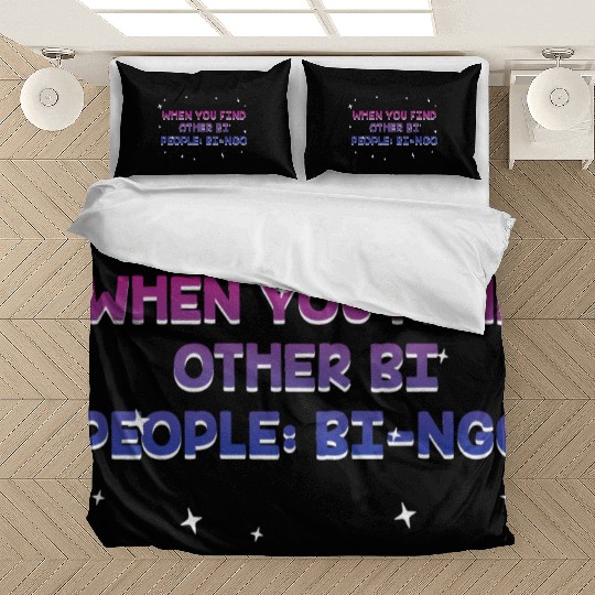 Other Bi People Bingo Bisexual LGBTQ Bi Pride Bedding Sets