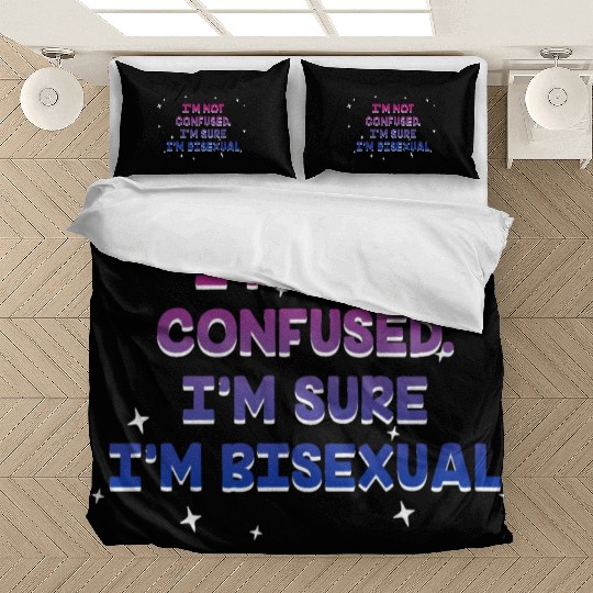 I'm Sure I'm Bisexual Bi Positivity Bi Pride Bedding Sets