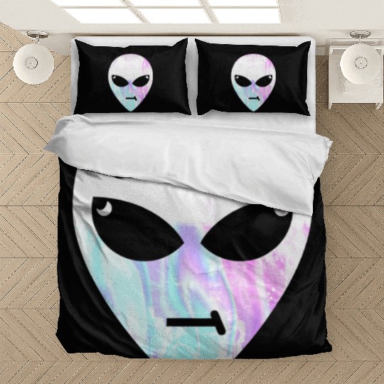 Alien Halloween Trick Or Treat Party Bedding Sets