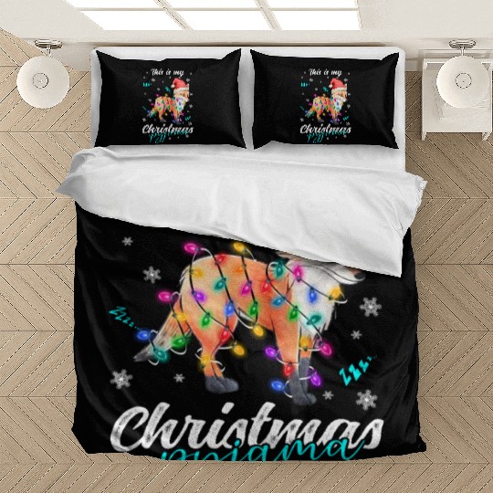 Winter Christmas Pyjama Fox Bedding Sets