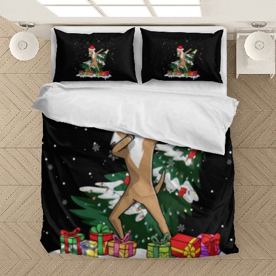 Great Dane Christmas Dabbing Santa Xmas Pajama Bedding Sets