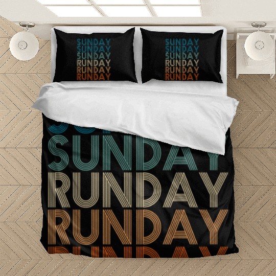Sunday Runday Vintage Fitness Bedding Sets