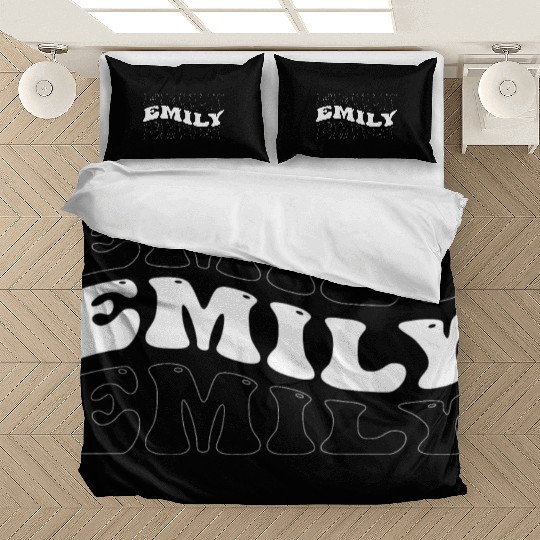 Funny Emily Groovy 4 Men Women Cool Emily Tie Dye Bedding Sets