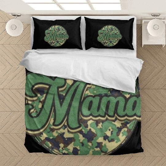 Camo Mama Bedding Sets, Camo sublimation design,