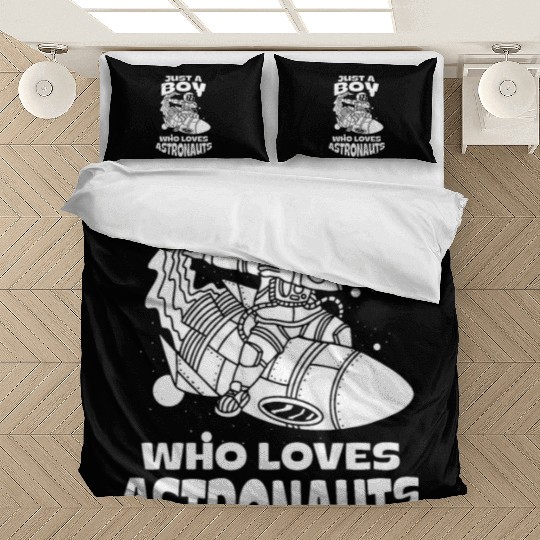 Boy love astronauts Bedding Sets