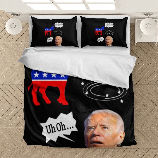 Biden Donkey pox lie lie lie lie and the big lie Bedding Sets