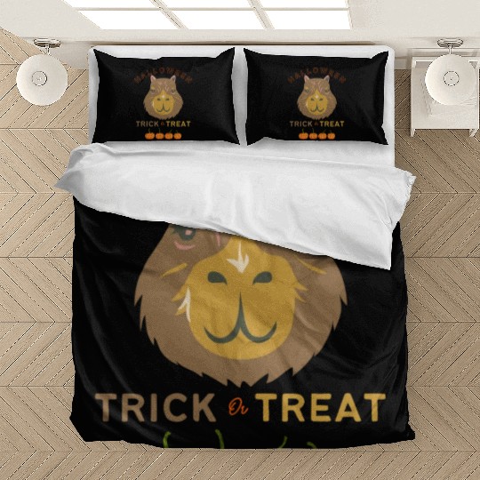 Capybara with a pumpkin Bedding Sets