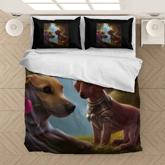 Puppy Love Cute Puppies with A Little Steampunk Bedding Sets