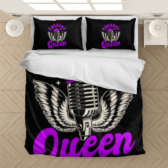 Queen Karaoke Bar, Party, Company Party, Women Bedding Sets