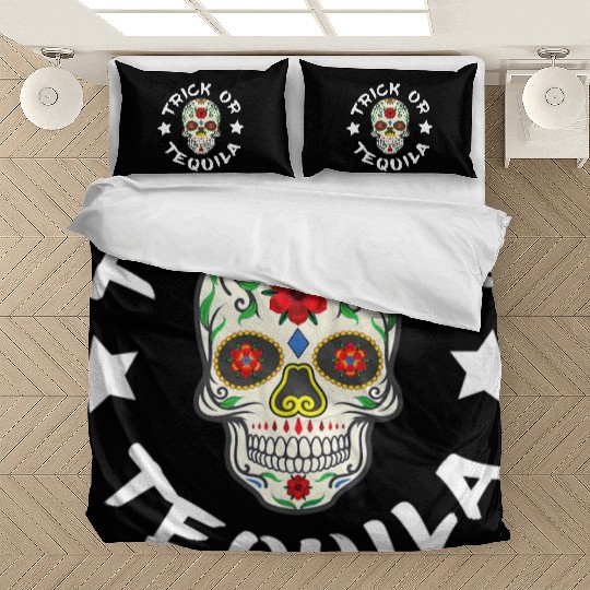 Sugar Skull T - Bedding Sets | Trick Or Tequila Bedding Sets