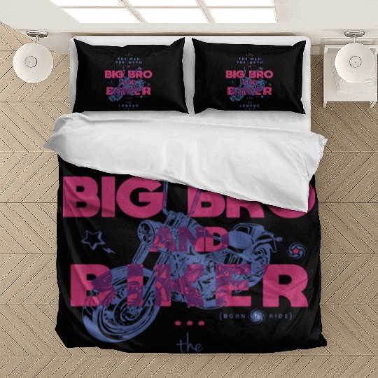 Big Bro And Biker The Man The Myth The Legend Bedding Sets