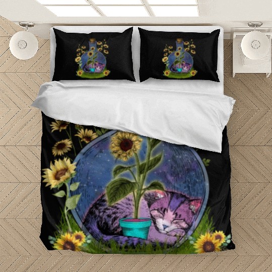 Cat Nap In A Jar Bedding Sets
