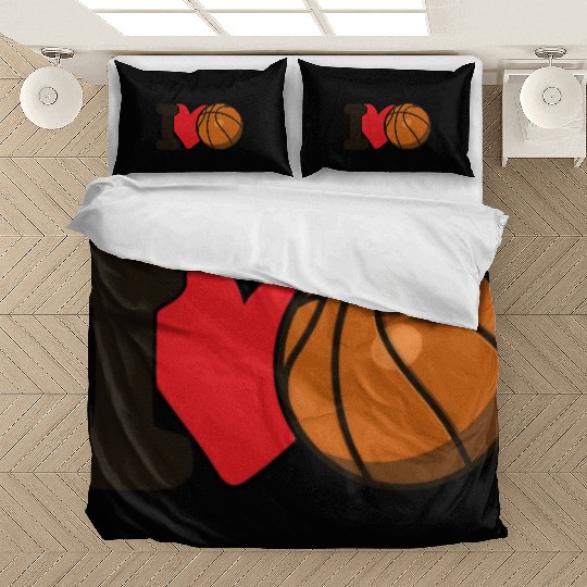I Love Basketball For Basketball Lover Bedding Sets