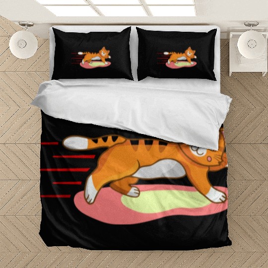 Fat cat Running Bedding Sets