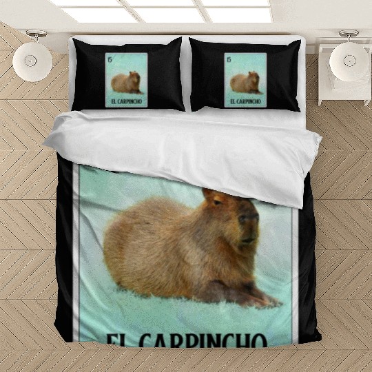 El Carpincho Mexican Capybara Cards Funny Rodent Bedding Sets