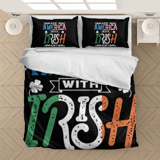Made In America With Irish Parts Gaelic Ireland Bedding Sets