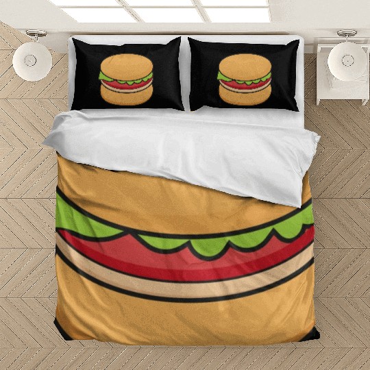 very cute delicious burgers Bedding Sets