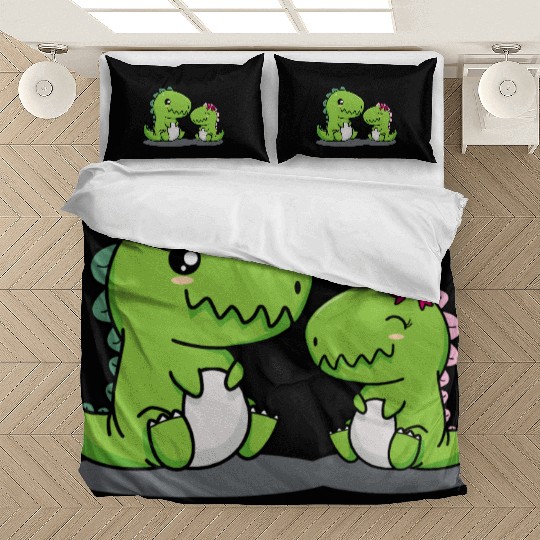 Big Brother Dino Siblings Baby Dinosaur Little Boy Bedding Sets