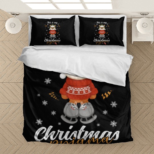 Winter Christmas Pyjama Tiger Bedding Sets