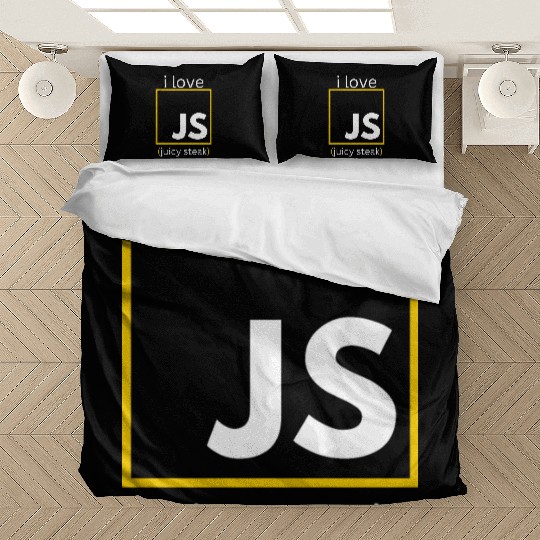 JavaScript web developer funny programming Bedding Sets
