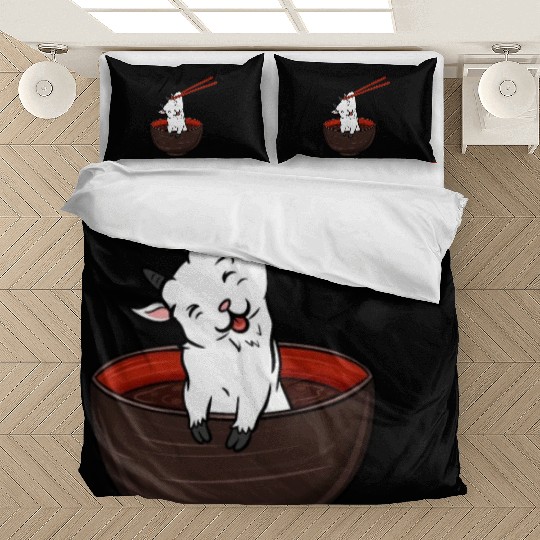 Goat Dipping Noodles Bedding Sets