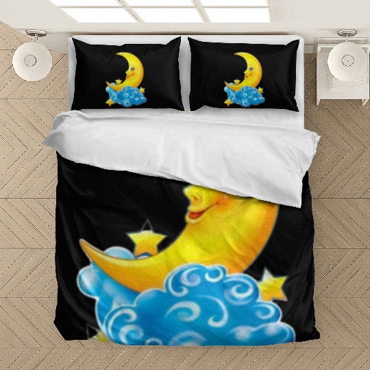 dessin de croissant de lune Bedding Sets