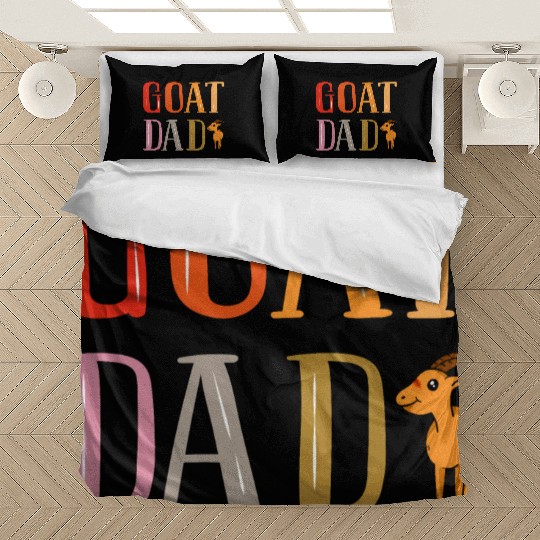 Goat Dad Goat Lover Bedding Sets