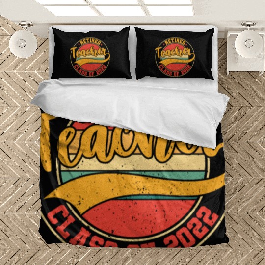 Retired Teacher Class Of 2022 Bedding Sets