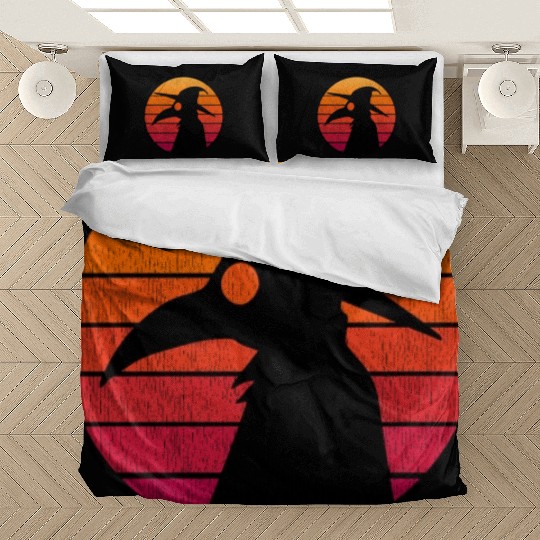 The Plague Doctor Costume Kids Retro Sun Plague Bedding Sets