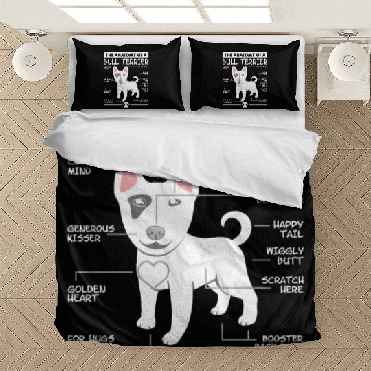 The Anatomy of A Bull Terrier Bedding Sets