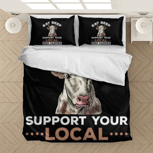 Cattle Farming Cow Agriculture Beef Lover Bedding Sets
