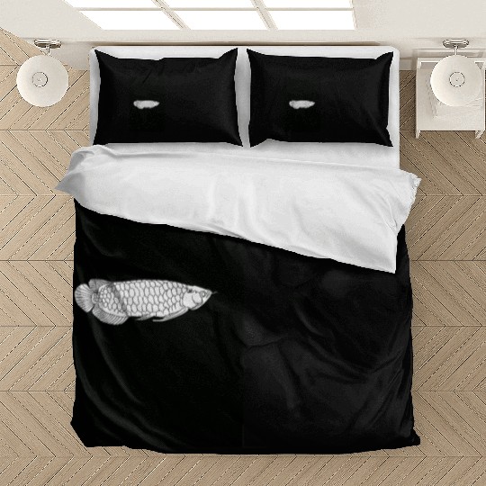 Asian arowana fish illustration for kids Bedding Sets