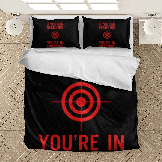 Halloween Bedding Sets, You're In Fart Range Bullseye