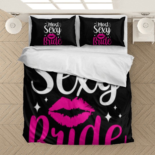 Most Sexy Bride Cute Wedding Bachelorette Party Bedding Sets