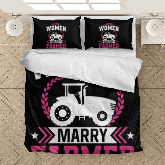Farming Farmer Husband Wife Bedding Sets