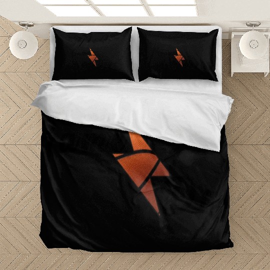 Game Day Basketball Lightning Bolt Bedding Sets