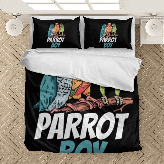 Parrot Boy Pet Parrots Animal Cute Bedding Sets