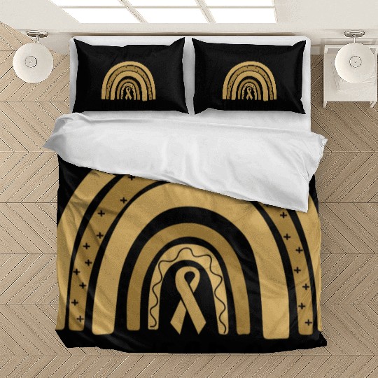 Childhood Cancer Awareness In September We Wear Go Bedding Sets