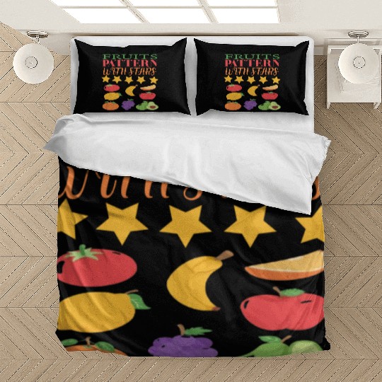 FRUITS PATTERN WITH STARS Bedding Sets