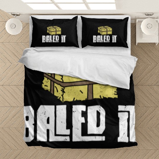 Farming Farmer Hay Bale Pun Bedding Sets