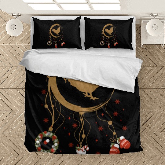 Winter dreamcatcher Christmas Rooster Bedding Sets