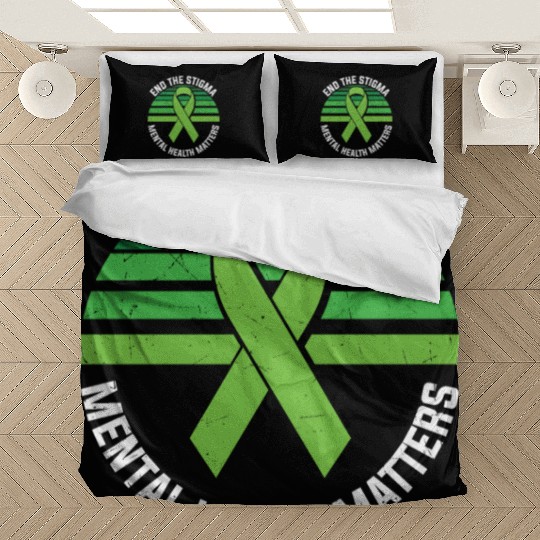 End The Stigma Mental Health Matters Bedding Sets