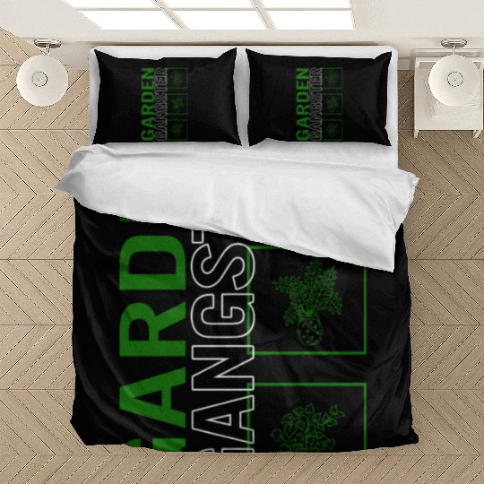 Gardening Bedding Sets, Garden Gangster Funny Bedding Sets,