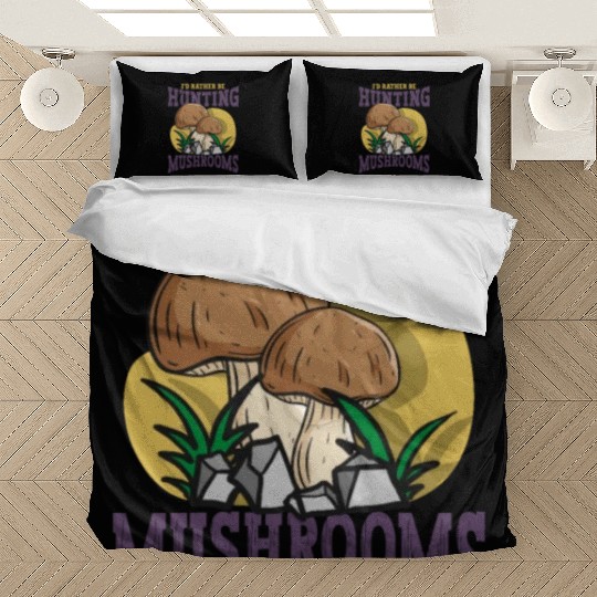 Morels Mushroom Picker Mushroom Farmer Mushroom Bedding Sets