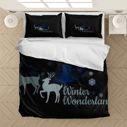 Let's meet in winter wonderland Bedding Sets