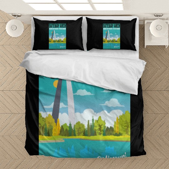 Gateway Arch National Park Missouri, St Louis Bedding Sets