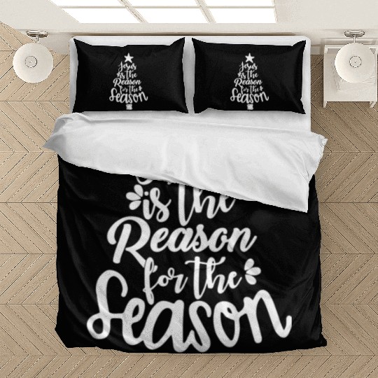 Jesus Is The Reason For The Season Christmas Bedding Sets